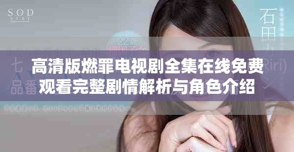 高清版燃罪电视剧全集在线免费观看完整剧情解析与角色介绍