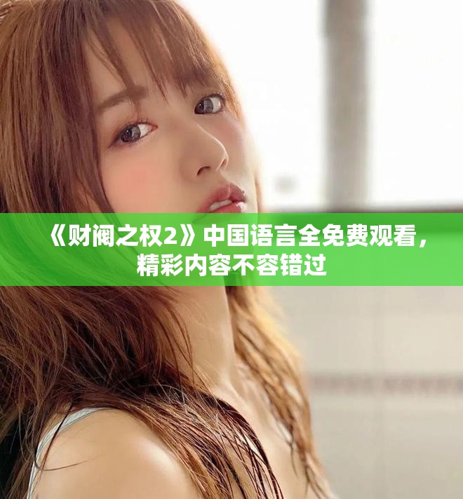 《财阀之权2》中国语言全免费观看，精彩内容不容错过