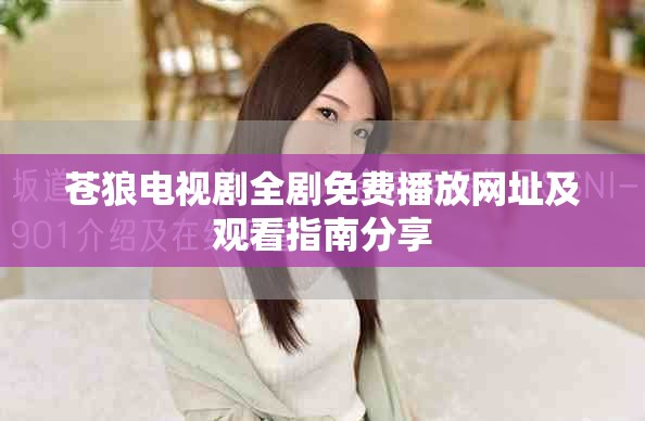 苍狼电视剧全剧免费播放网址及观看指南分享