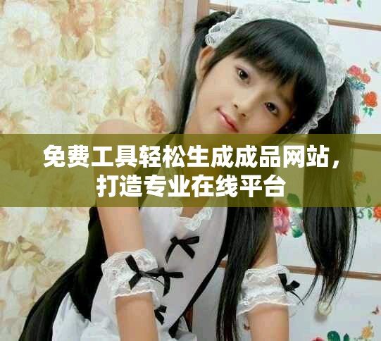 免费工具轻松生成成品网站，打造专业在线平台
