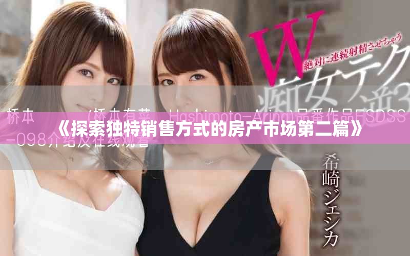 《探索独特销售方式的房产市场第二篇》