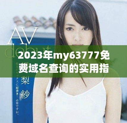 2023年my63777免费域名查询的实用指南与技巧