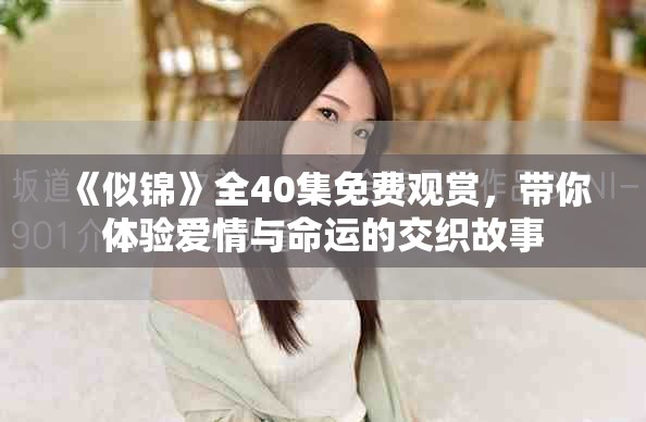 《似锦》全40集免费观赏，带你体验爱情与命运的交织故事