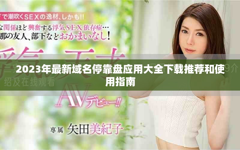 2023年最新域名停靠盘应用大全下载推荐和使用指南