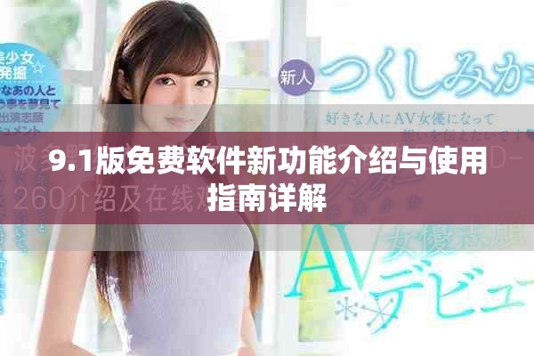 9.1版免费软件新功能介绍与使用指南详解