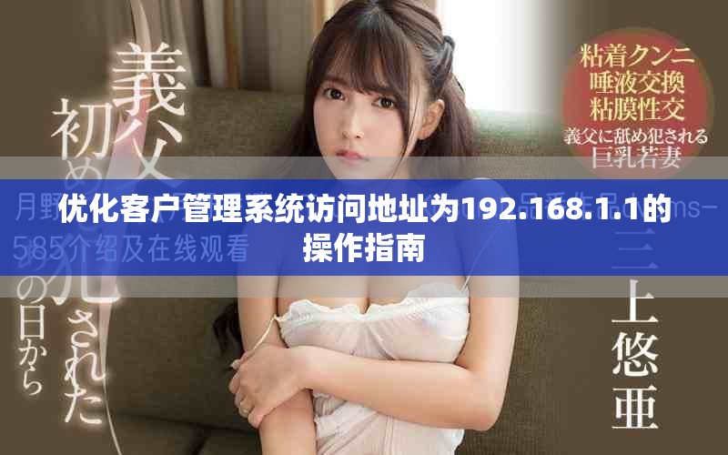 优化客户管理系统访问地址为192.168.1.1的操作指南