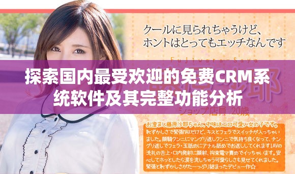 探索国内最受欢迎的免费CRM系统软件及其完整功能分析