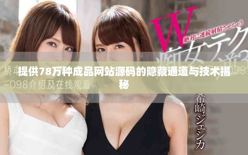 提供78万种成品网站源码的隐藏通道与技术揭秘