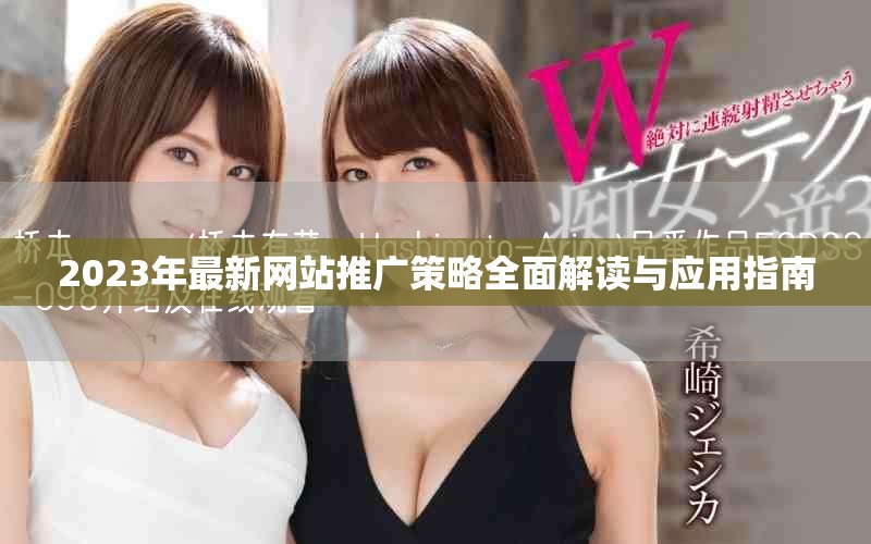 2023年最新网站推广策略全面解读与应用指南