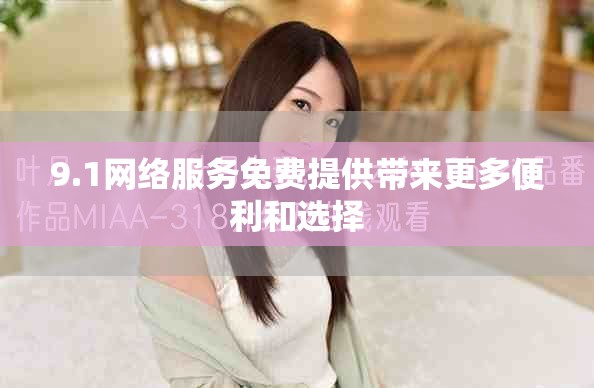 9.1网络服务免费提供带来更多便利和选择