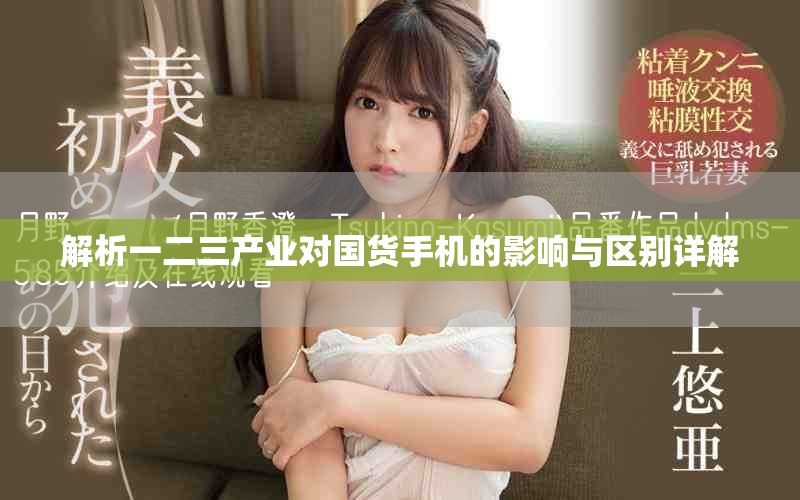 解析一二三产业对国货手机的影响与区别详解