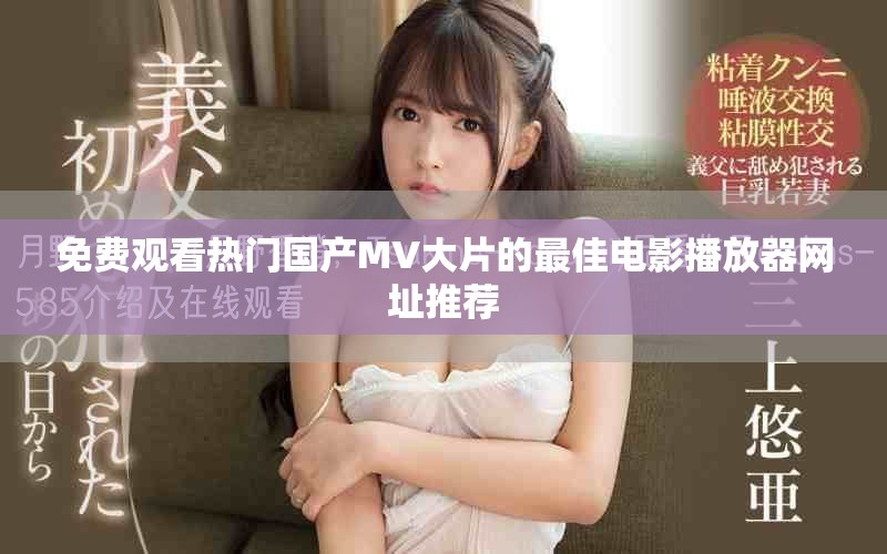 免费观看热门国产MV大片的最佳电影播放器网址推荐