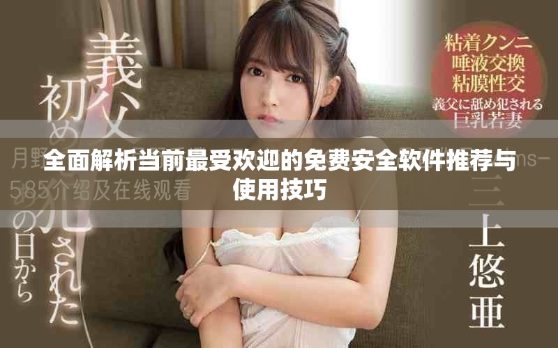 全面解析当前最受欢迎的免费安全软件推荐与使用技巧
