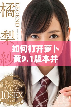 如何打开萝卜黄9.1版本并有效使用其功能指南