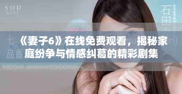 《妻子6》在线免费观看，揭秘家庭纷争与情感纠葛的精彩剧集