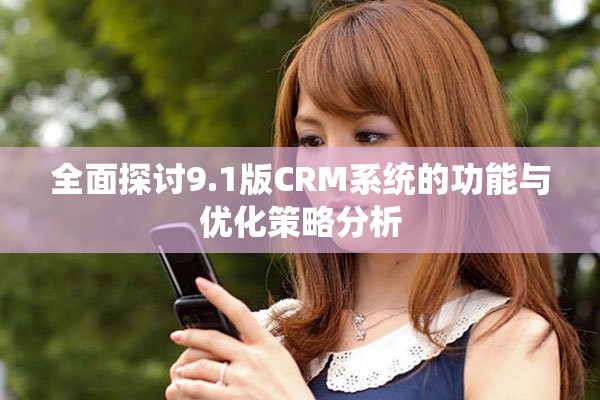 全面探讨9.1版CRM系统的功能与优化策略分析